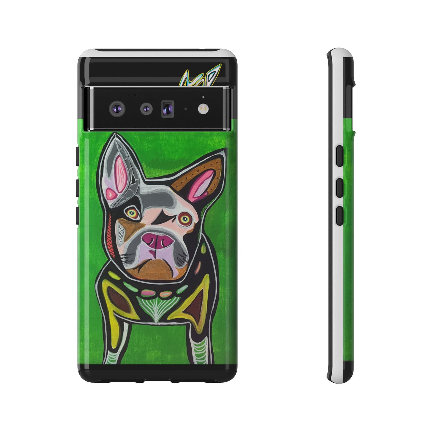 FRENCHIE  Art Phone Case – Colorful Pop Dog iPhone Cover