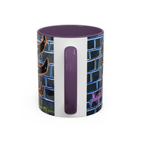 Abstract Street-Art Eye Coffee Mug — Colorful Graffiti Accent Mug (11/15 oz)