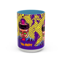 OLIVER TREE"The GOAT" Pop Art Coffee Mug – Colorful Retro Graphic Accent Mug (11/15oz)