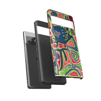 Abstract AFTERLIFE Phone Case — Bold Psychedelic Music Art
