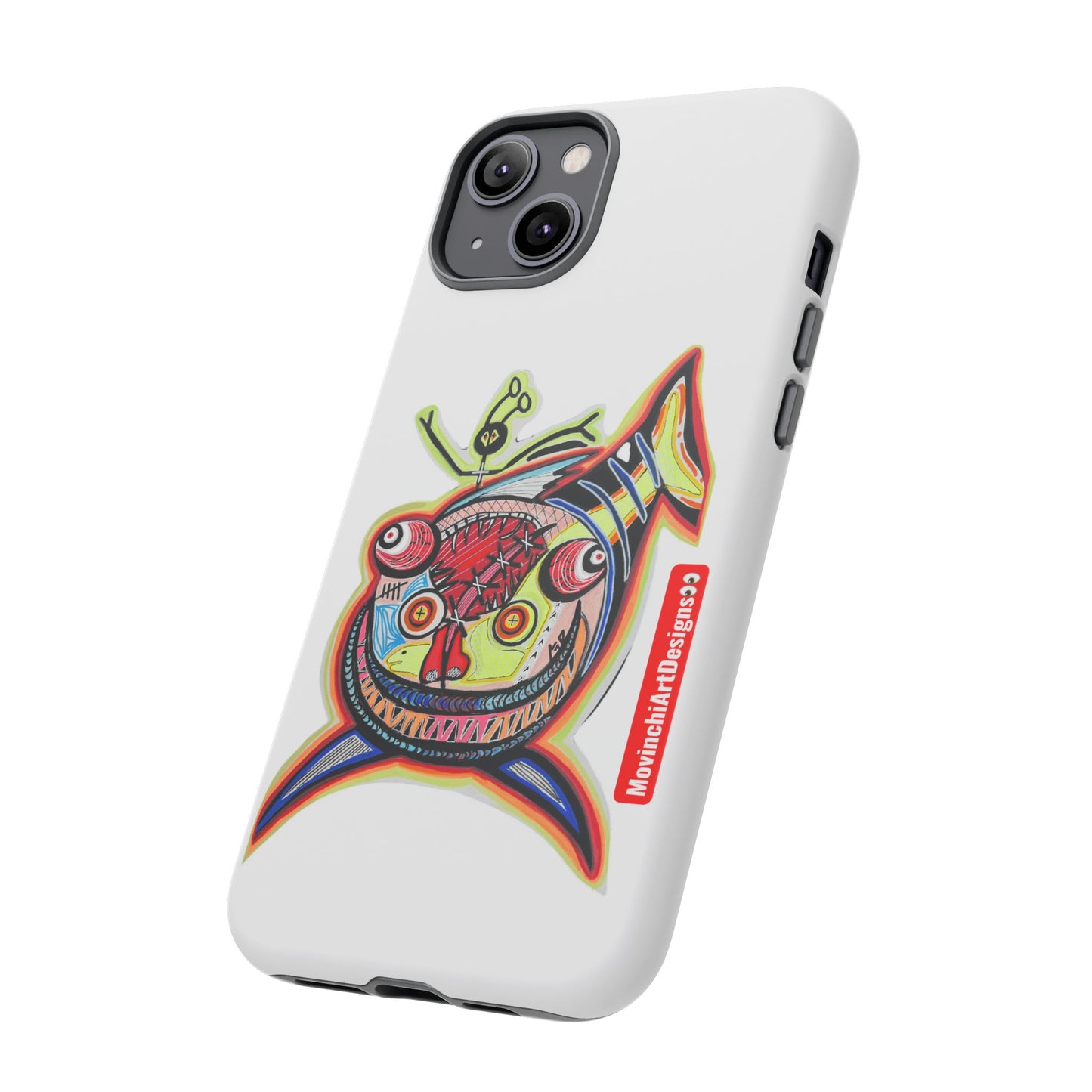 Phone Case — Colorful Abstract PARASITE  Fish Art Tough Cases
