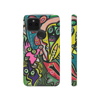 CONCERT  Abstract Graffiti Phone Case — Colorful Street Art Tough Cases