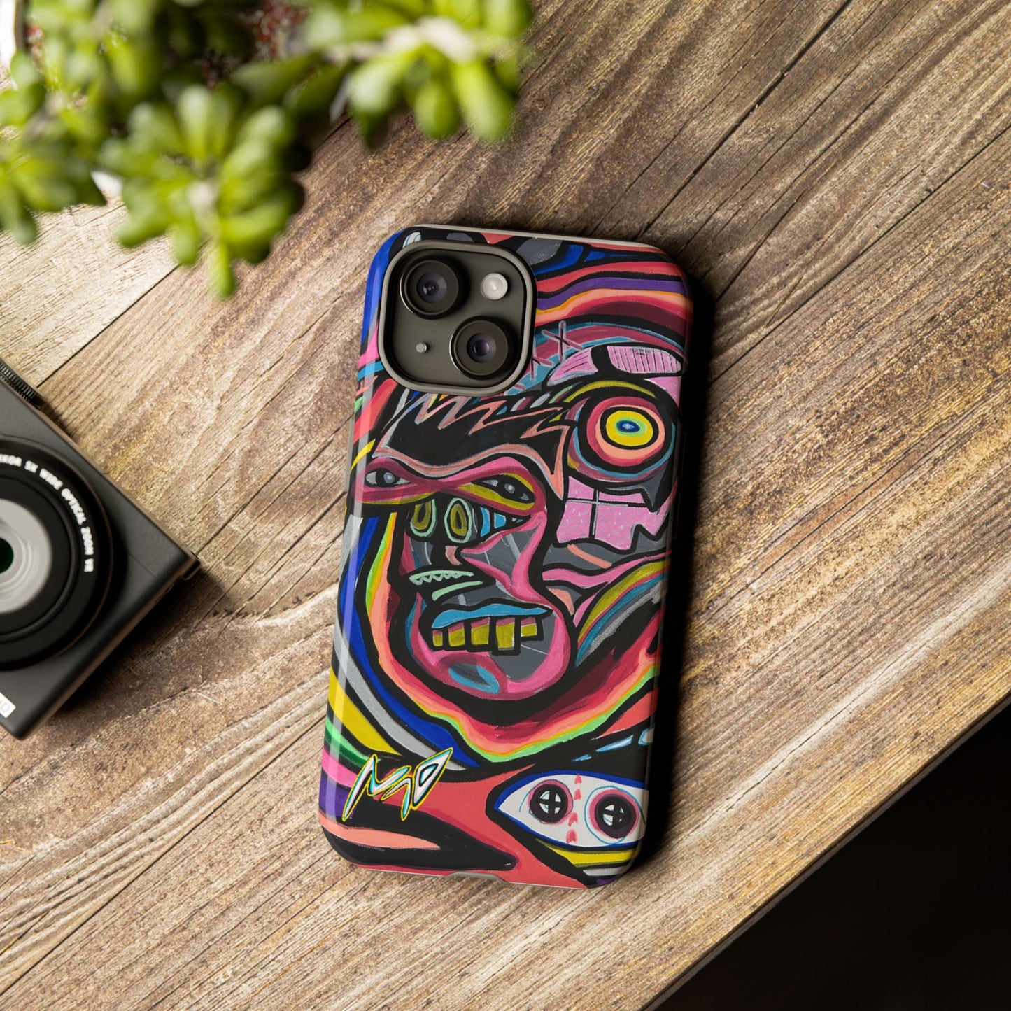CRAZY Graffiti Phone Case — Colorful Street Art Protective Cover