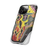 VINCENT.  Skull Riot Phone Case – Colorful Abstract Horror Art Protective Cover