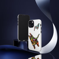 HUSKY  Colorful Abstract Dog Phone Case — 'MAD' Signature Protective Case
