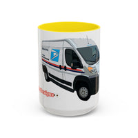 PROMASTER.  Coffee Mug — Postal Delivery Van Illustration