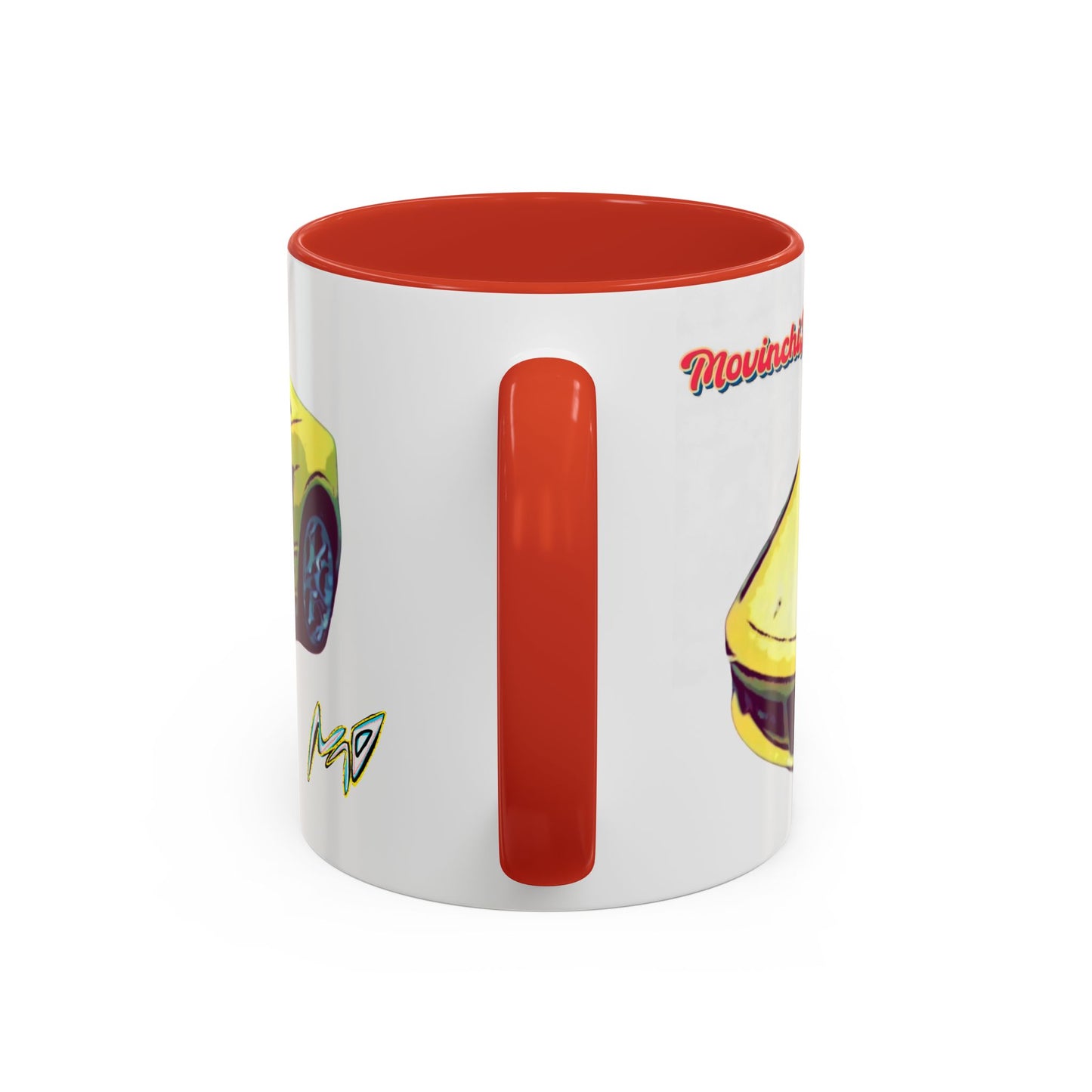 GALLARDO.  Sports Car Coffee Mug — Yellow Supercar Accent Mug (11/15oz)