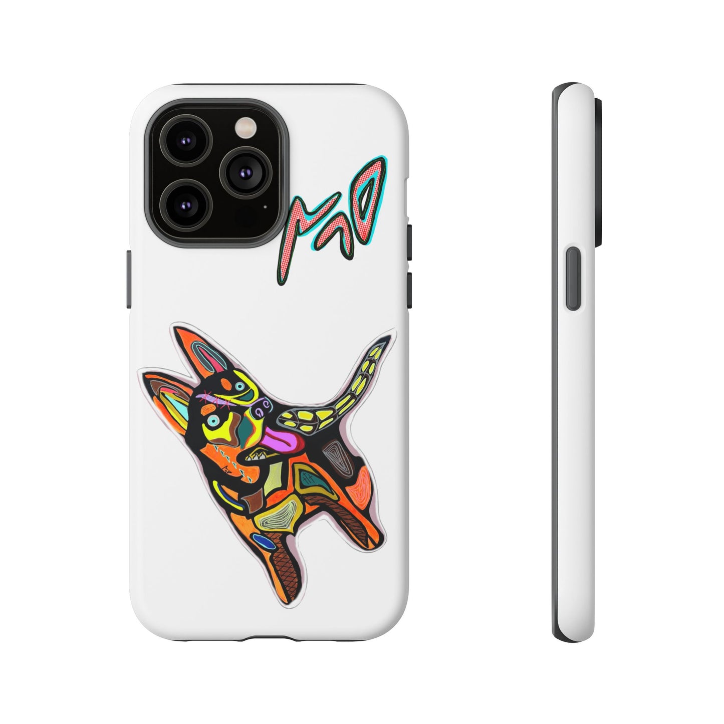 HUSKY  Colorful Abstract Dog Phone Case — 'MAD' Signature Protective Case