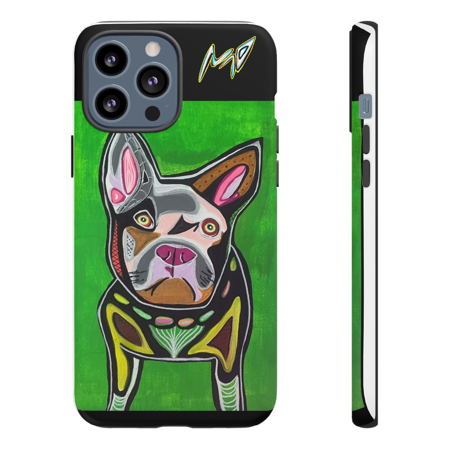 FRENCHIE  Art Phone Case – Colorful Pop Dog iPhone Cover