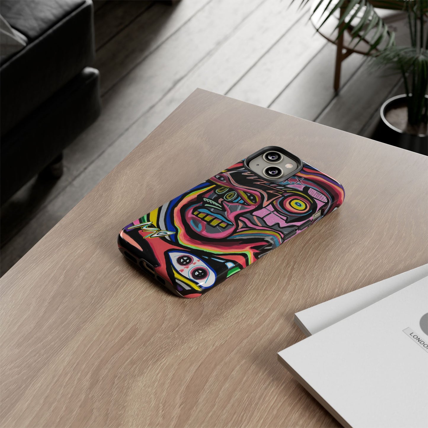 CRAZY Graffiti Phone Case — Colorful Street Art Protective Cover