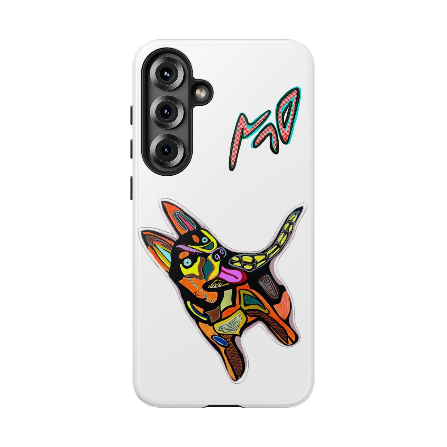 HUSKY  Colorful Abstract Dog Phone Case — 'MAD' Signature Protective Case