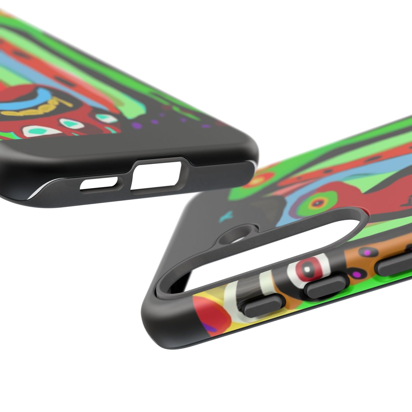 CRAZY.   Tribal Face Phone Case — Colorful Modern Art iPhone Cover