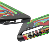 CRAZY.   Tribal Face Phone Case — Colorful Modern Art iPhone Cover