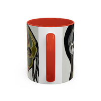 3 amigos2.0 Zombie Skull Coffee Mug — Spooky Horror Accent Mug (11/15 oz)
