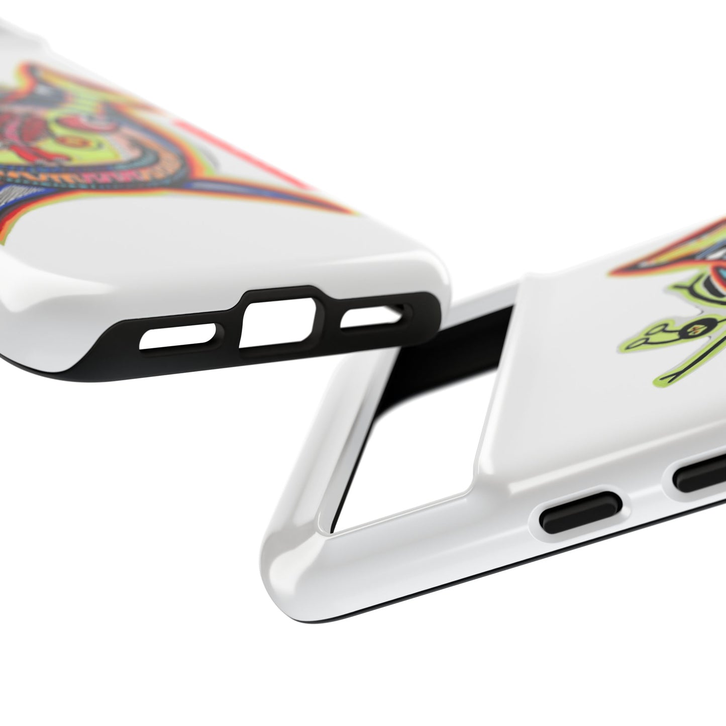 Phone Case — Colorful Abstract PARASITE  Fish Art Tough Cases