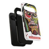 KUNTA.  Abstract Tribal Skull Phone Case — Colorful Street Art Protective Cover