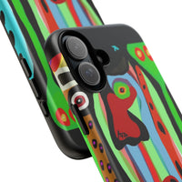 CRAZY.   Tribal Face Phone Case — Colorful Modern Art iPhone Cover