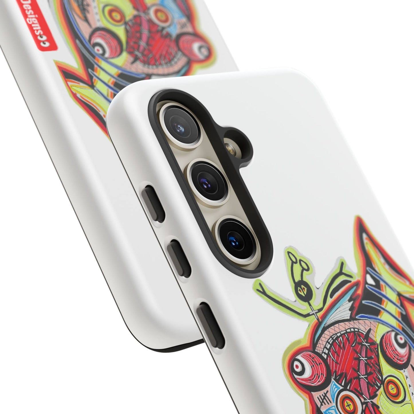 Phone Case — Colorful Abstract PARASITE  Fish Art Tough Cases