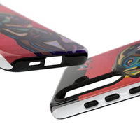 Colorful Pit LABRADOR Tough Phone Case — Vibrant Pop Art Dog Design