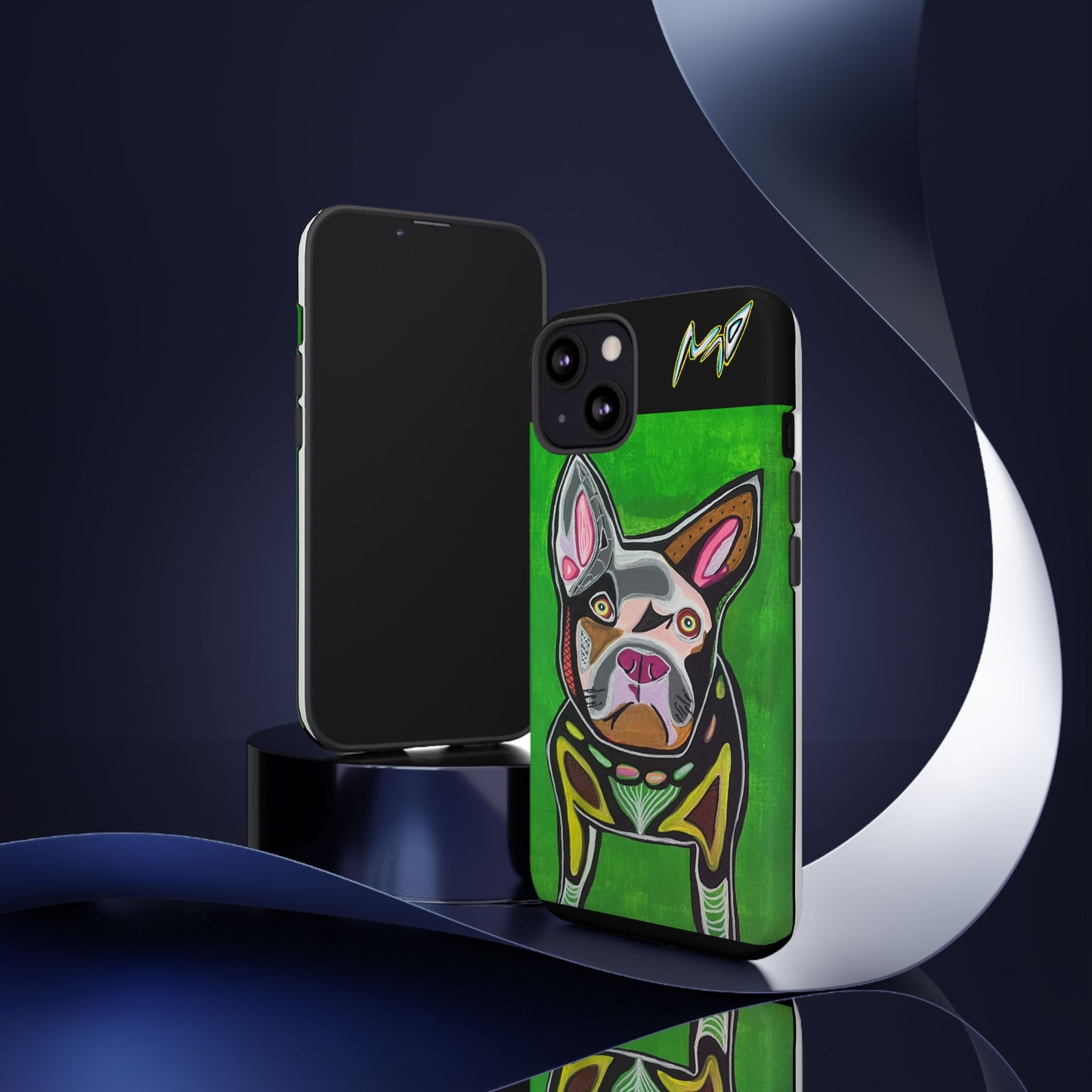 FRENCHIE  Art Phone Case – Colorful Pop Dog iPhone Cover