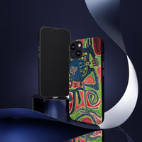 Abstract AFTERLIFE Phone Case — Bold Psychedelic Music Art