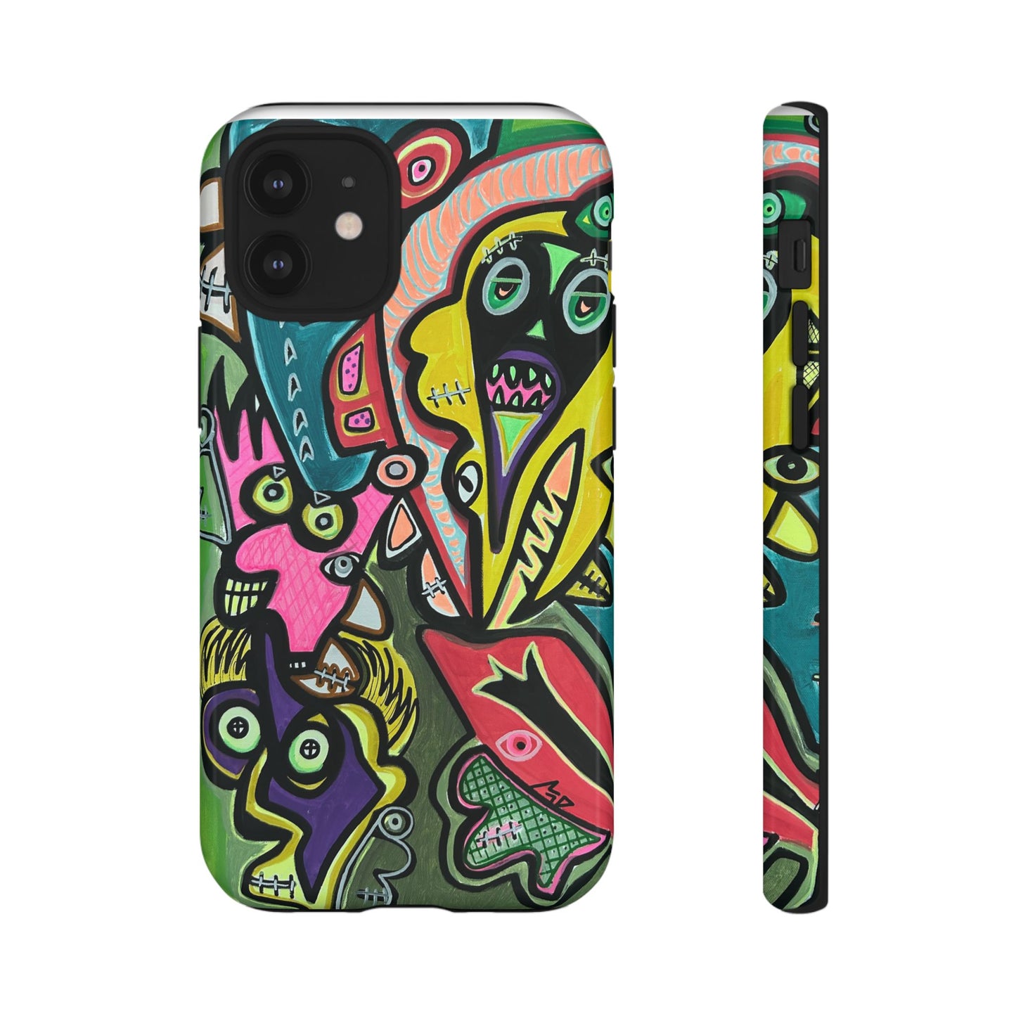 CONCERT  Abstract Graffiti Phone Case — Colorful Street Art Tough Cases