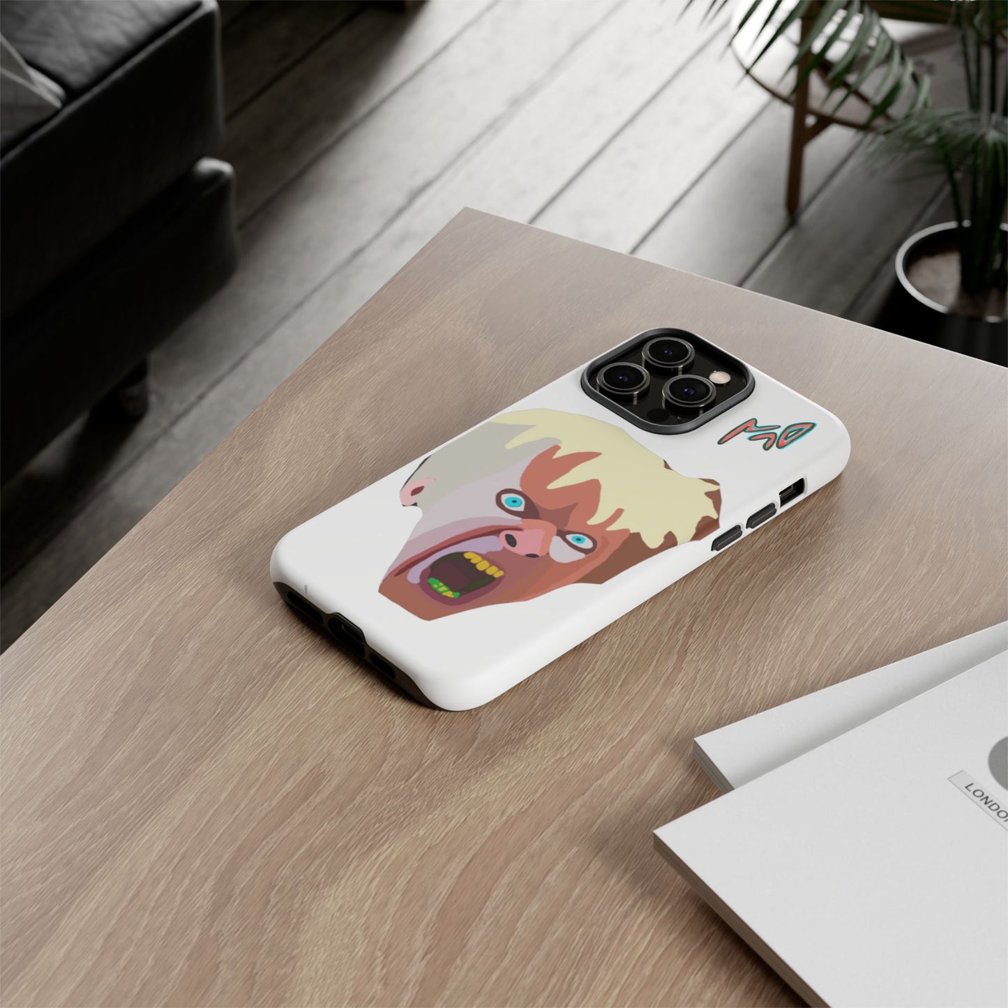 KAREN.  Phone Case — Retro Horror Face Graphic ("Tough Cases")