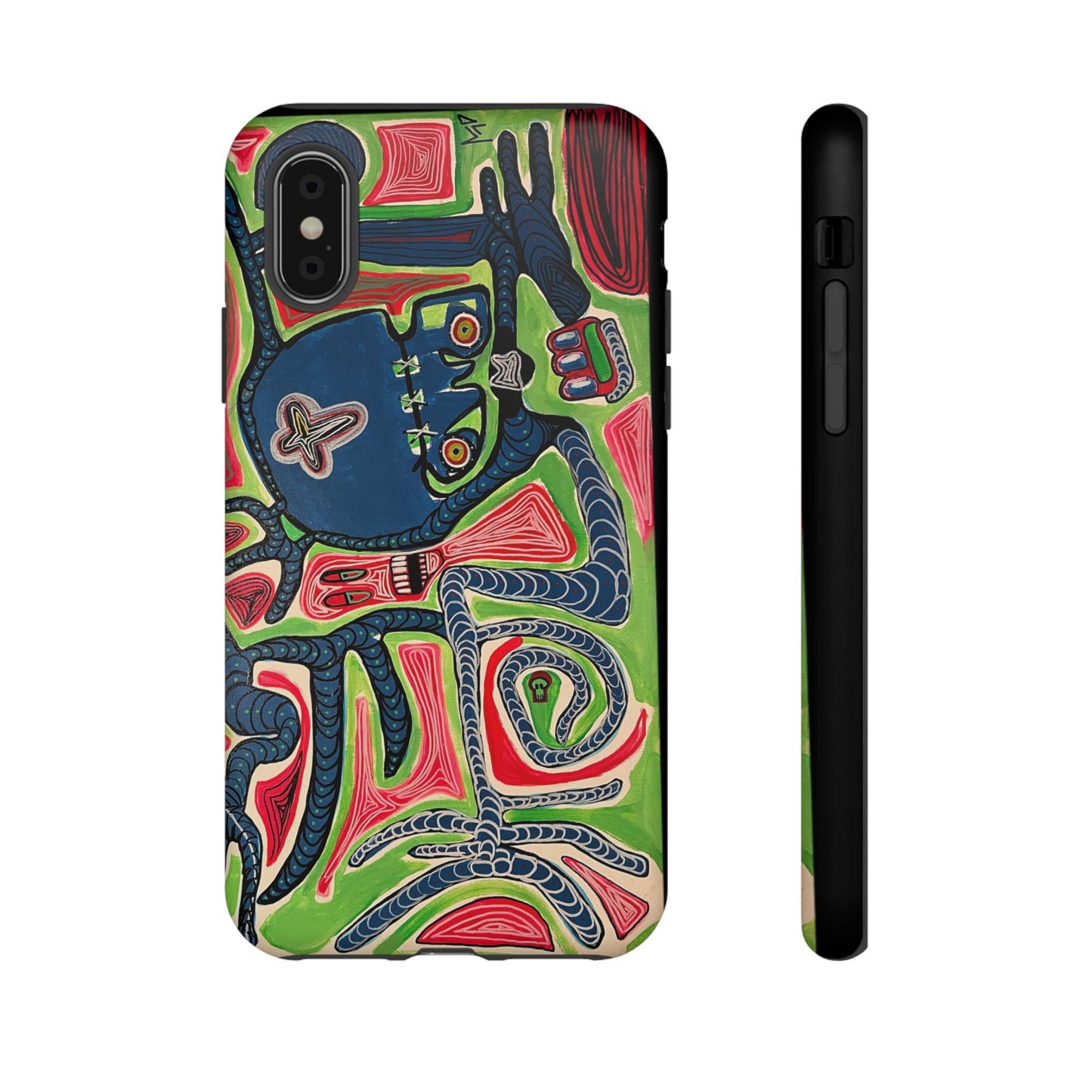 Abstract AFTERLIFE Phone Case — Bold Psychedelic Music Art