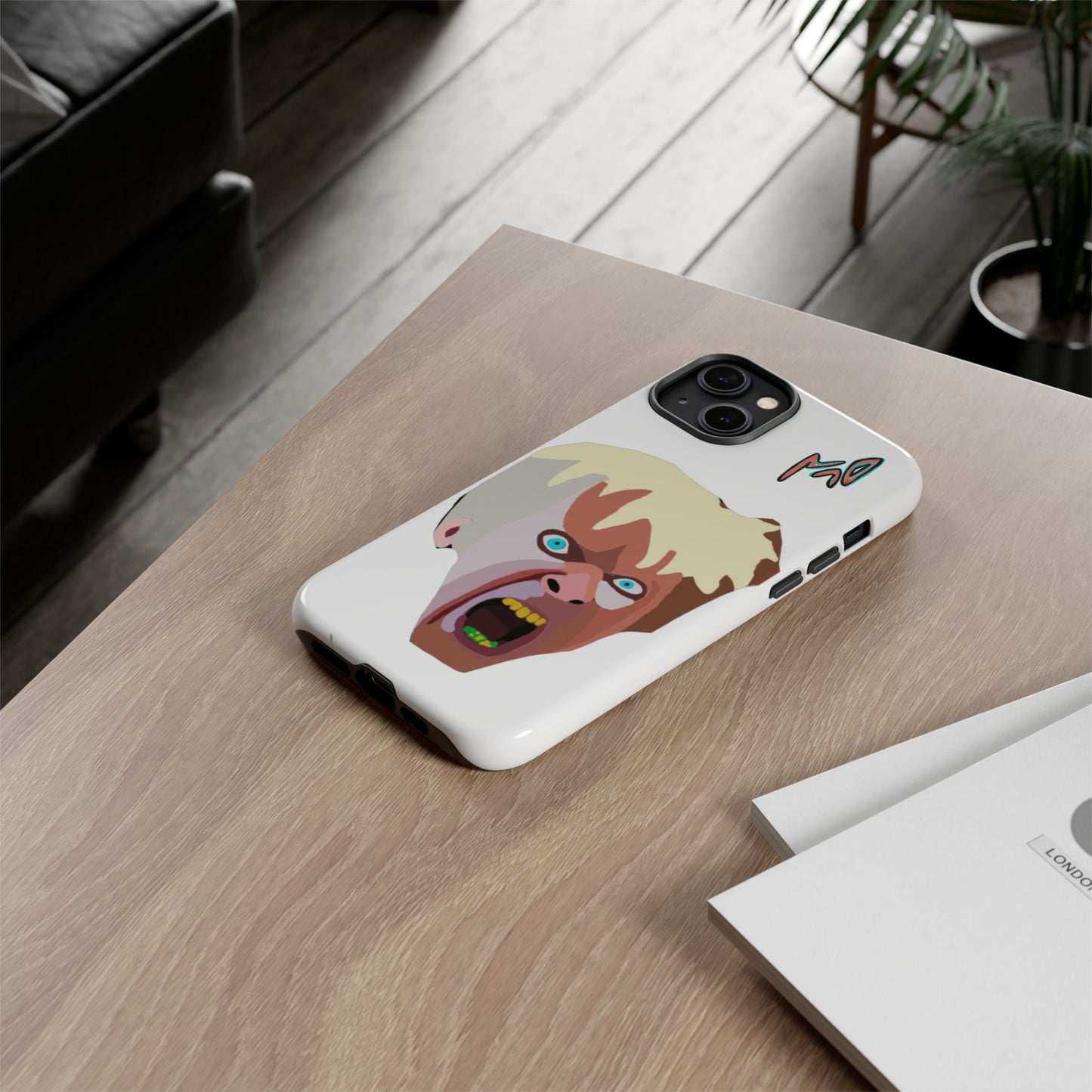KAREN.  Phone Case — Retro Horror Face Graphic ("Tough Cases")