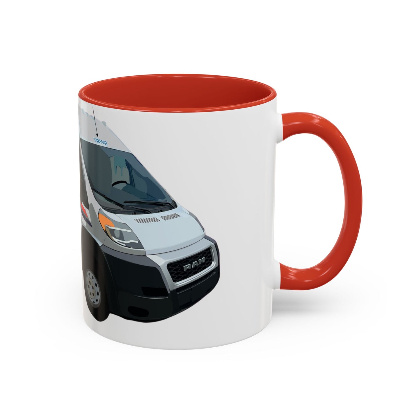 PROMASTER.  Coffee Mug — Postal Delivery Van Illustration