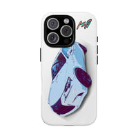 Melvin White Sports Car Phone Case - Retro Pop Art Supercar Protective Tough Case