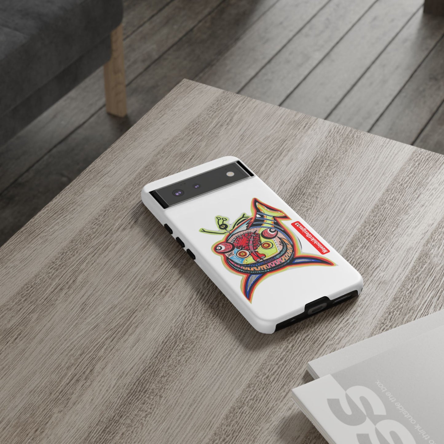 Phone Case — Colorful Abstract PARASITE  Fish Art Tough Cases