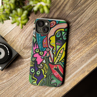 CONCERT  Abstract Graffiti Phone Case — Colorful Street Art Tough Cases