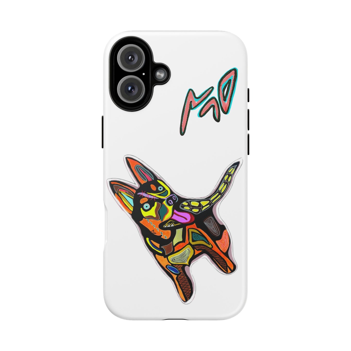 HUSKY  Colorful Abstract Dog Phone Case — 'MAD' Signature Protective Case
