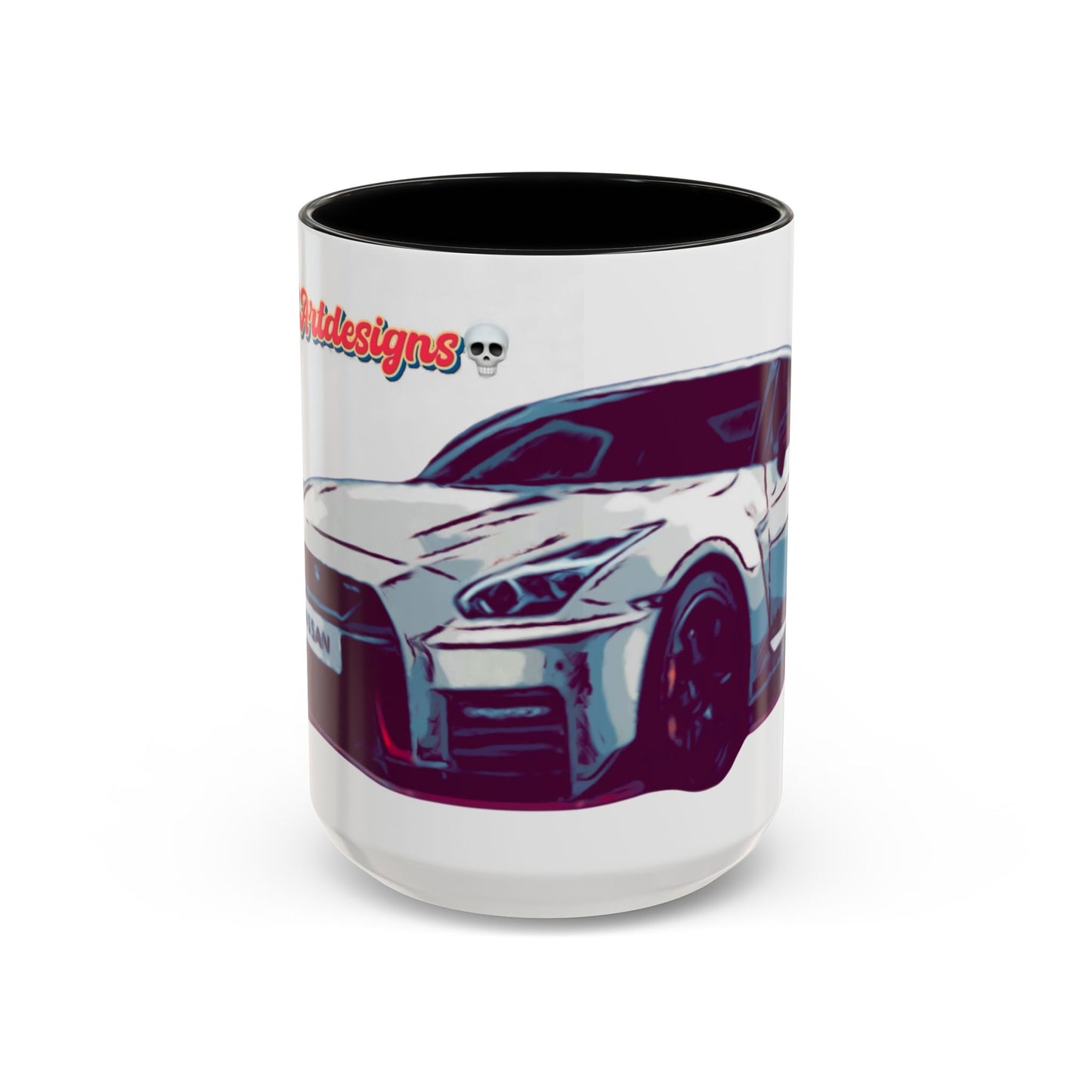 R35.  Sports Car Accent Mug — Nissan GT-R Inspired Coffee Cup (11/15oz)