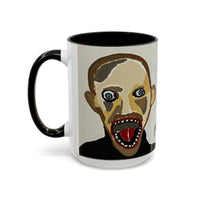 3 amigos Creepy Masked Faces Accent Coffee Mug – Horror Art 11/15oz
