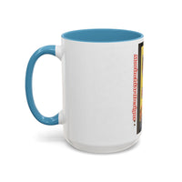 SAN JUAN.  Colorful Street Art Coffee Mug — Vibrant Alleyway & Playful Emblem Accent Mug