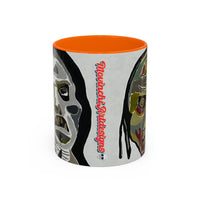 3 amigos2.0 Zombie Skull Coffee Mug — Spooky Horror Accent Mug (11/15 oz)