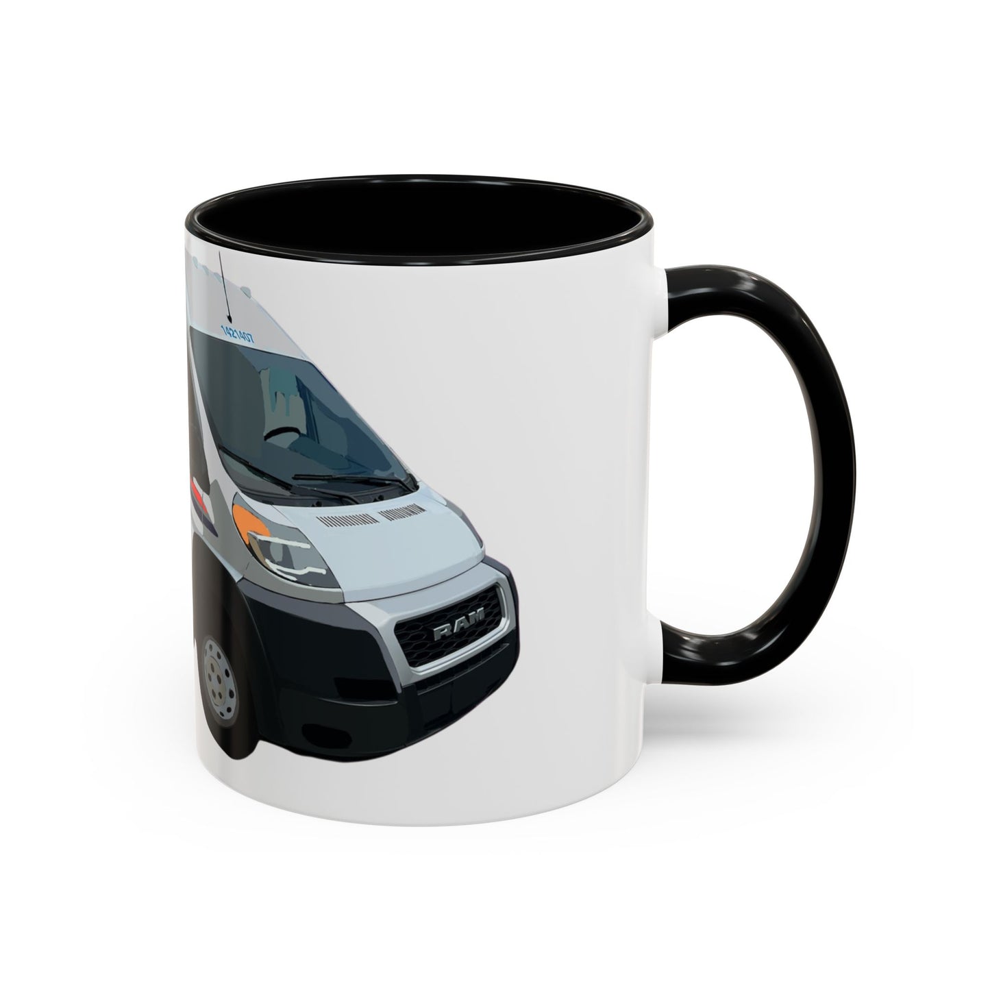 PROMASTER.  Coffee Mug — Postal Delivery Van Illustration