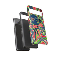 Abstract AFTERLIFE Phone Case — Bold Psychedelic Music Art
