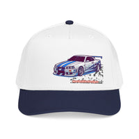 Racing Skyline Embroidered Cap — Vintage GT Sports Car Hat