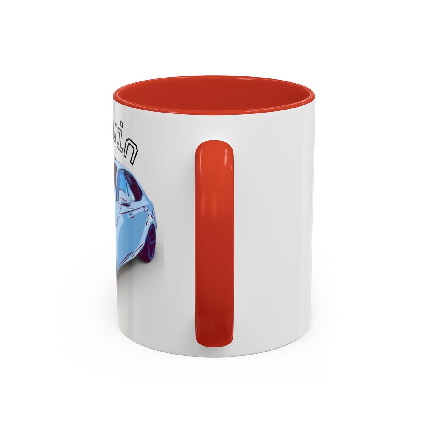 MELVIN.  Personalized Car Coffee Mug — 'Melvin' Sports Car Accent Mug (11/15oz)