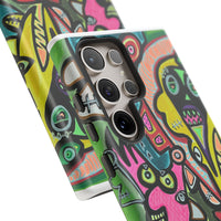 CONCERT  Abstract Graffiti Phone Case — Colorful Street Art Tough Cases