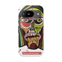 KUNTA.  Abstract Tribal Skull Phone Case — Colorful Street Art Protective Cover