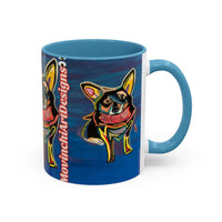 Chihuahua Art Coffee Mug – Colorful Pop‑Art Dog Accent Mug (11/15 oz)