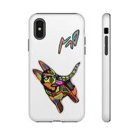 HUSKY  Colorful Abstract Dog Phone Case — 'MAD' Signature Protective Case