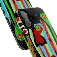 CRAZY.   Tribal Face Phone Case — Colorful Modern Art iPhone Cover