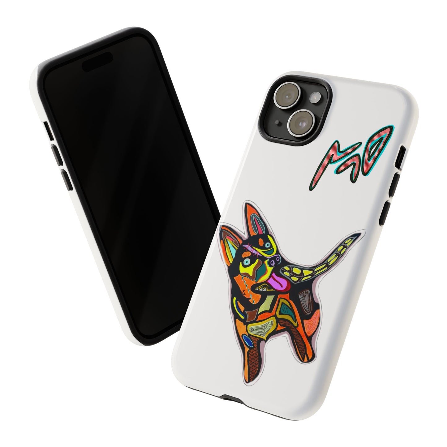 HUSKY  Colorful Abstract Dog Phone Case — 'MAD' Signature Protective Case