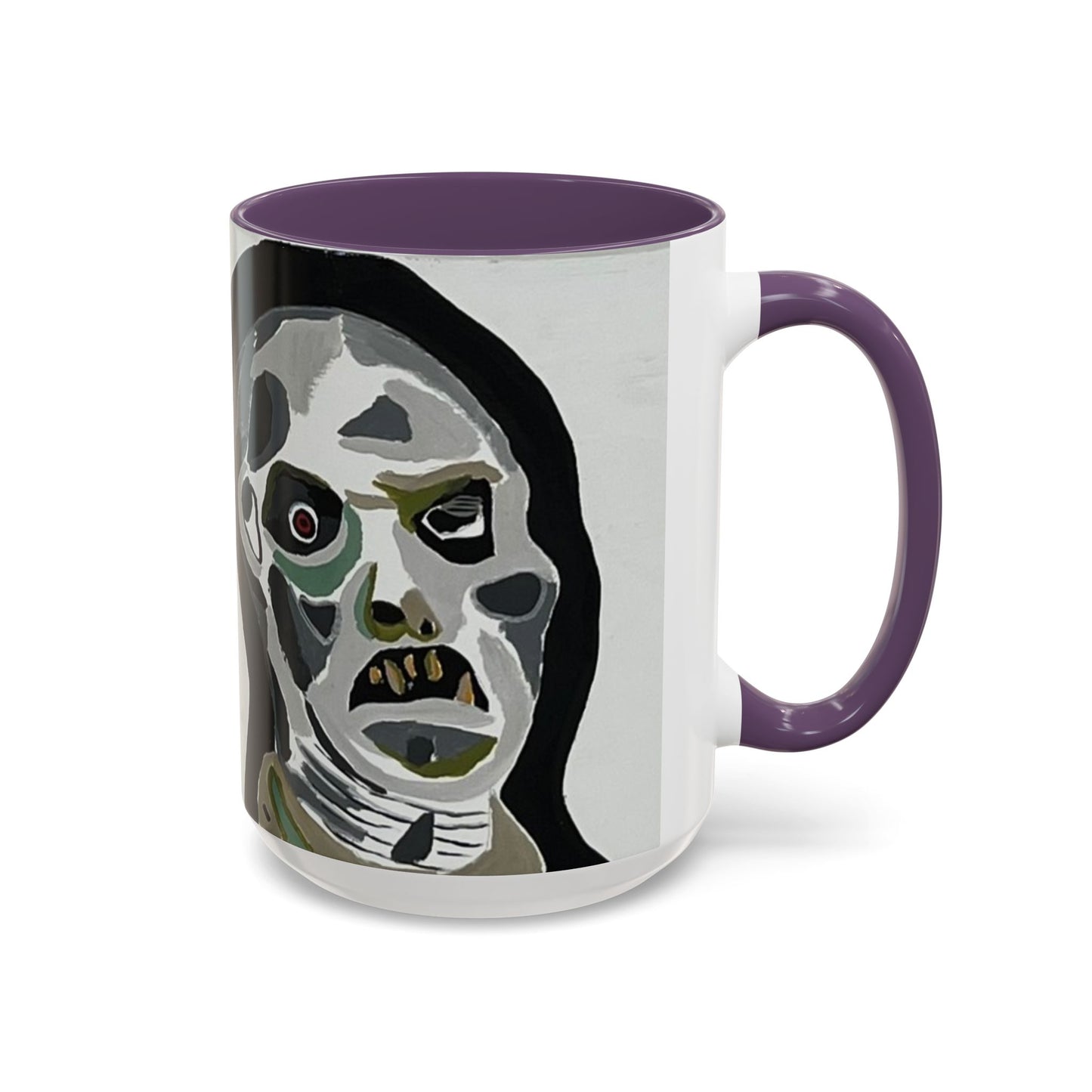 3 amigos Creepy Masked Faces Accent Coffee Mug – Horror Art 11/15oz