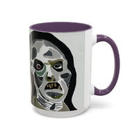 3 amigos Creepy Masked Faces Accent Coffee Mug – Horror Art 11/15oz